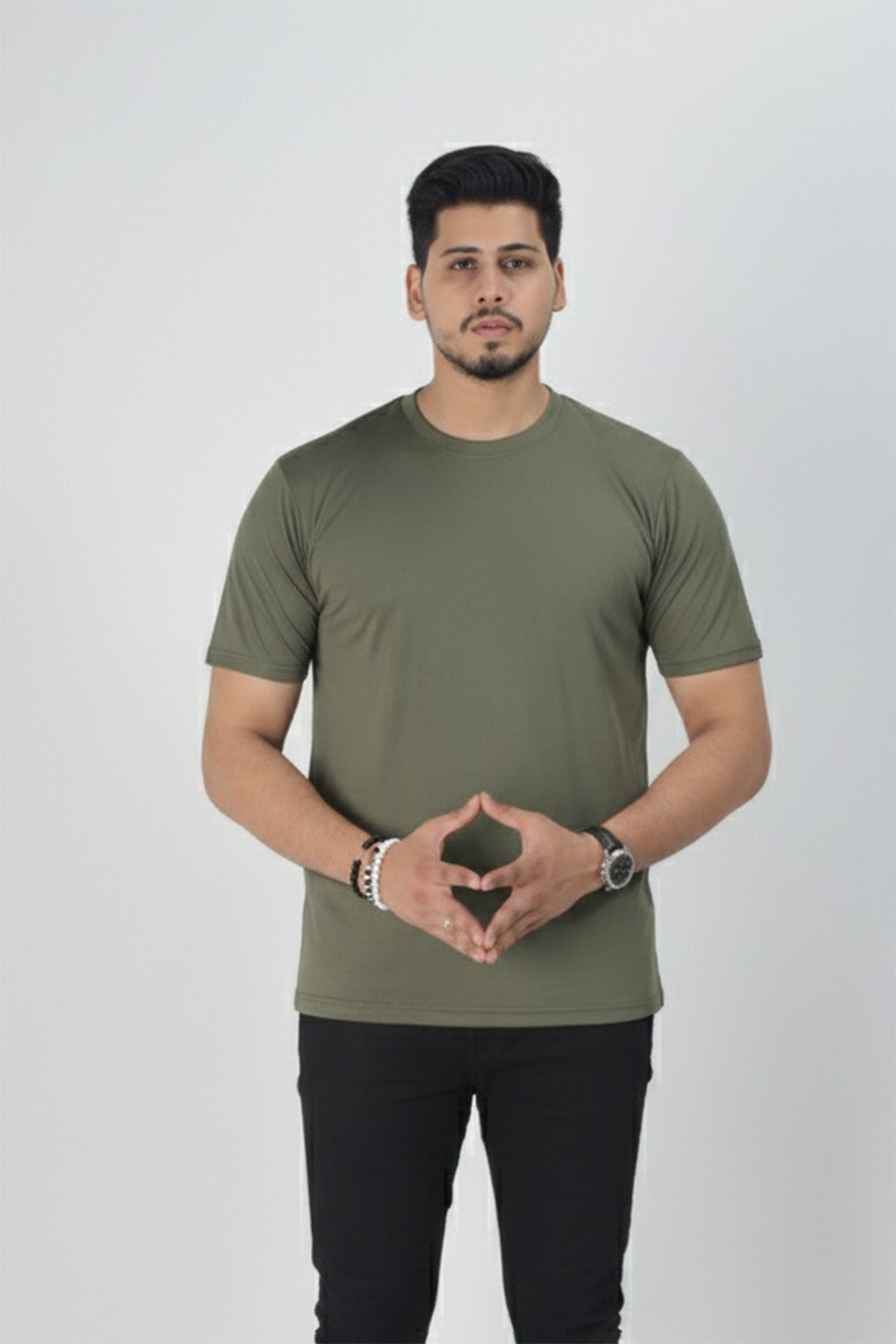 Army Green Basic T-Shirt